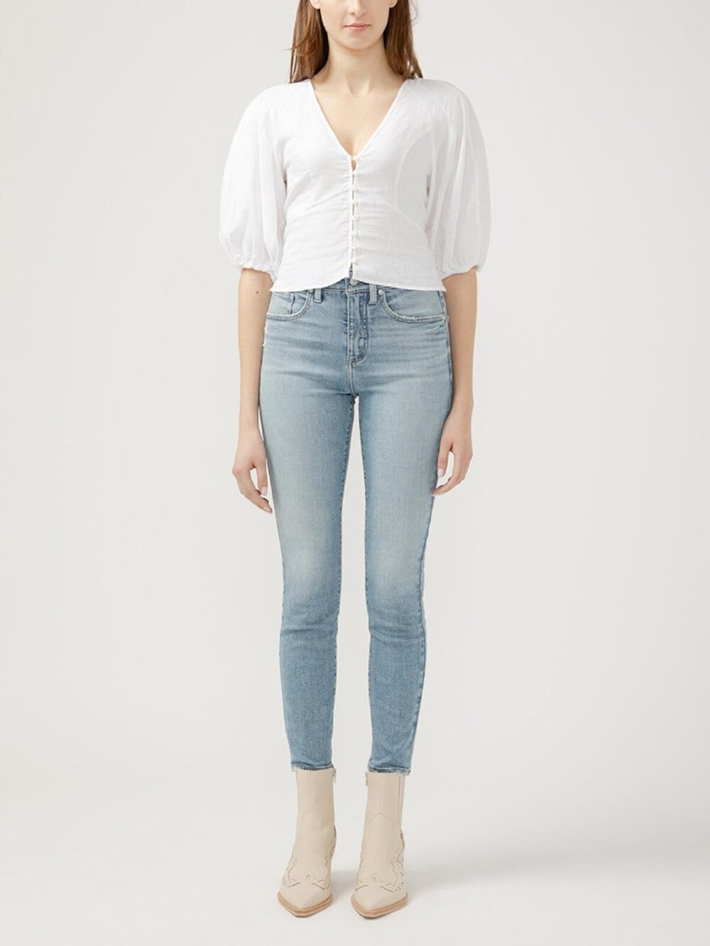 Silver Avery Skinny jeans